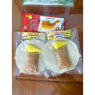 ANh2 SET BÁNH TRÁNG PHƠI SƯƠNG - MUỐI TÔM HÀNH PHI BƠ BÉO NGẬY CHUẨN TÂY NINH Bánh Tr