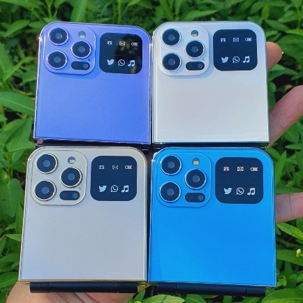 Điện Thoại Nắp Gập I15 Pro 2 sim 2 Sóng New FullBox, Hàng Hót Hít