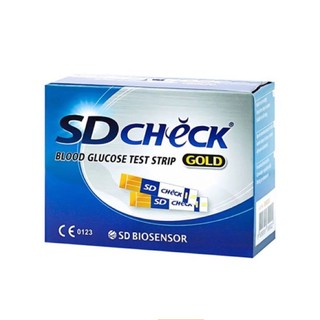 Que thử đường huyết sd check gold - hộp 50 que