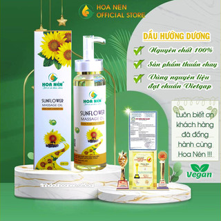 Tinh dầu Hướng Dương NGUYÊN CHẤT Hoa Nén 300ml_Chăm sóc tóc hiệu quả