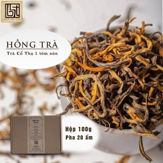 Hồng trà cổ thụ loại cao cấp 1 tôm hộp 100gram
