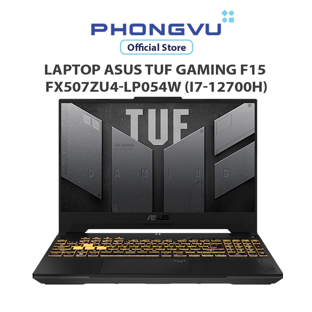 Máy tính xách tay/ Laptop Asus TUF Gaming F15 FX507ZU4-LP054W (i7-12700H) (Xám) - Bảo hành 24 tháng