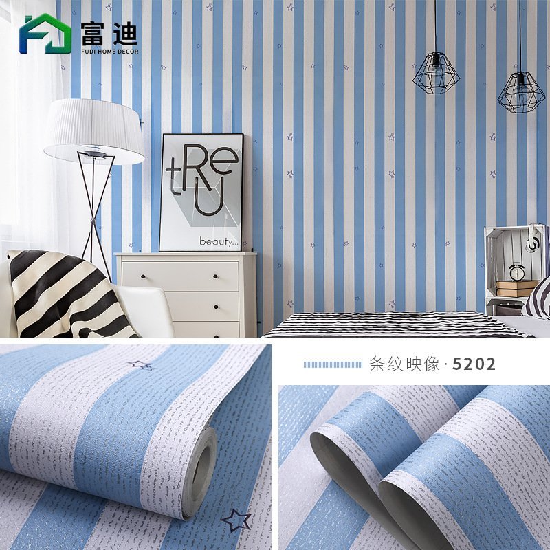 10M GIẤY DÁN TƯỜNG DỌC XANH SAO (kt: dài 10m x rông 45cm / cuôn) 5202