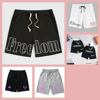Quần short unisex nam nữ freedom , miami, essentials, chicag chất da cá cotton cao cấp  mặc thoáng mát, quần đùi nam nữ