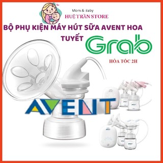 Phễu hút sữa avent hoa tuyết, avent anh đào, bộ phụ kiện máy hút sữa avent