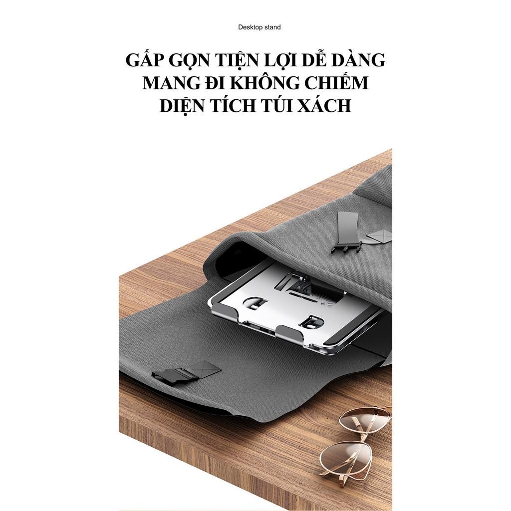 Giá đỡ ipad, máy tính bảng nhôm hợp kim xoay 360 độ
