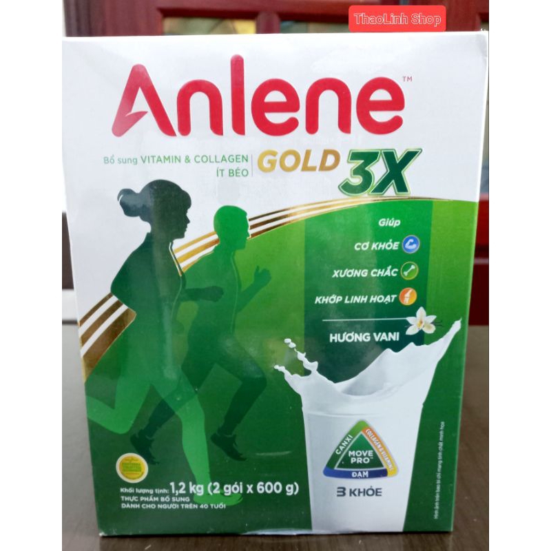 Sữa Bột Anlene Gold 3X Hương Vani 1.2Kg