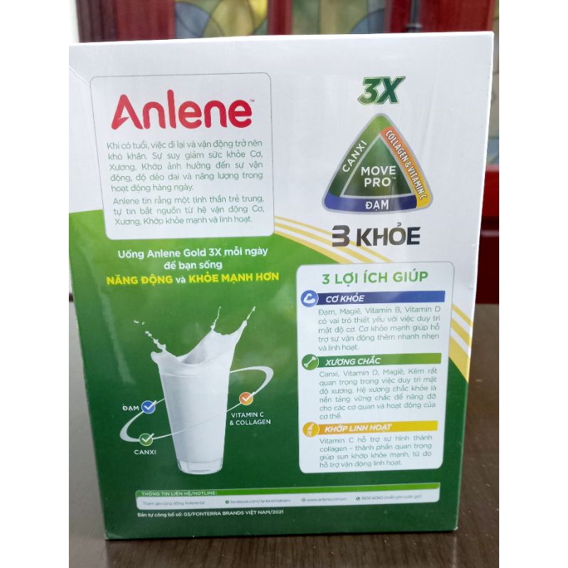 Sữa Bột Anlene Gold 3X Hương Vani 1.2Kg