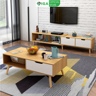 Bộ kệ tivi bàn trà sofa thông minh phong cách bắc âu thương hiệu IGA  - GP82