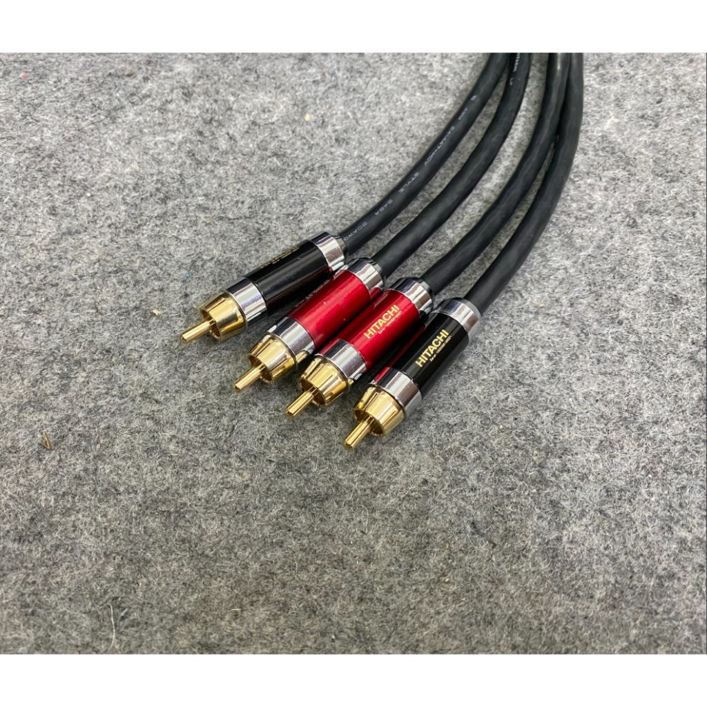 Dây Tín Hiệu RCA/AV Hitachi Lõi Đồng Mạ Bạc