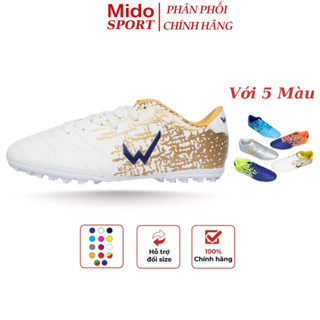 Giày bóng đá Wika Ultra 5 mẫu mới da nhăn,Chất Liệu Da Pu Cao Cấp Phủ Elvaloy, đã khâu full đế