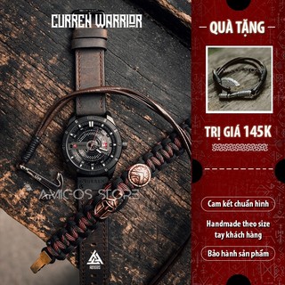 Đồng hồ pin thời trang nam Curren Warrior dây da cao cấp
