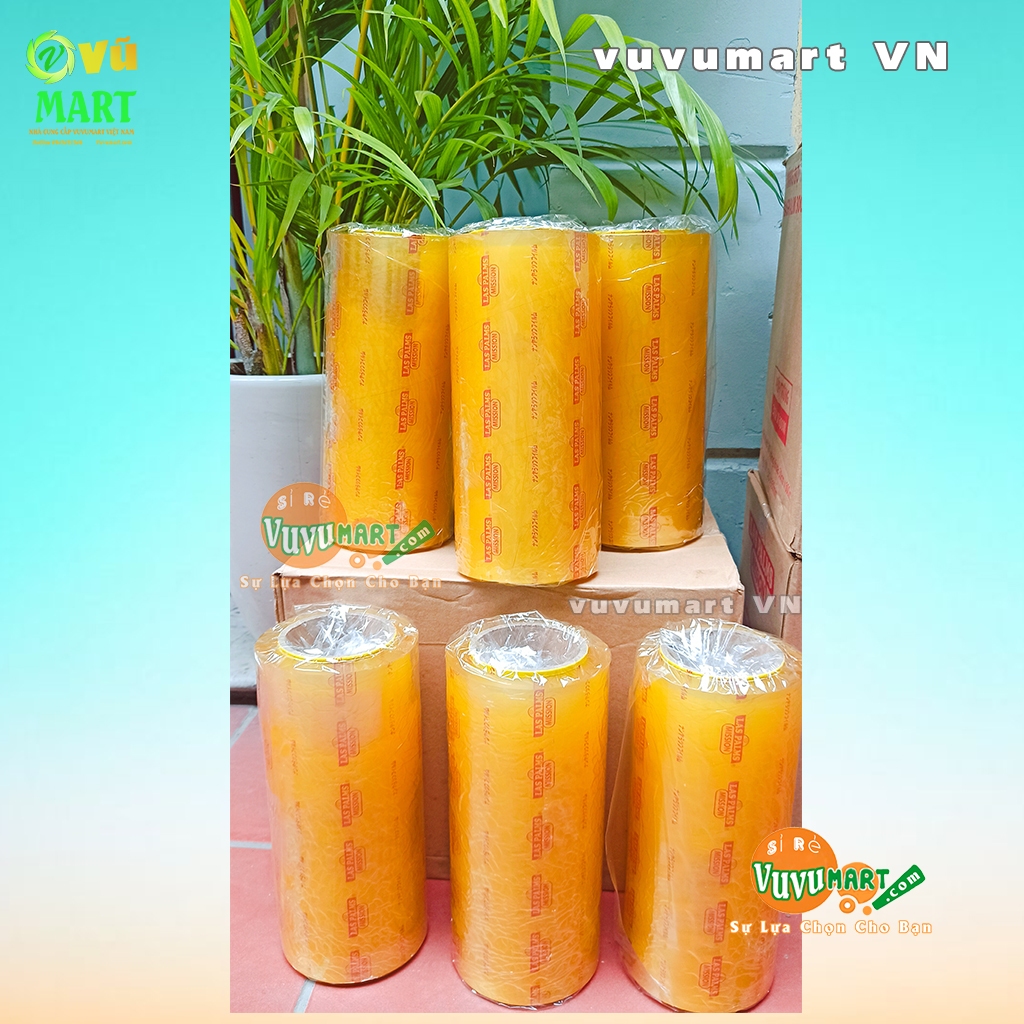 Màng Bọc Thực Phẩm Las palms 400 Xuất Khẩu Nhật: Co giãn, Bám dính - Sáng bóng, Đàn hồi, Lõi vàng - Gia đình, Nhà hàng