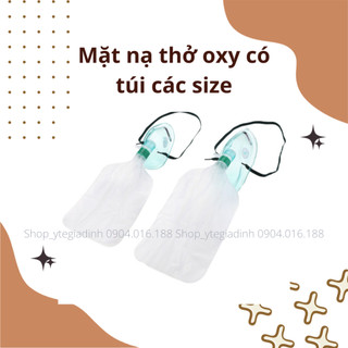 Mặt nạ thở oxy có túi các size