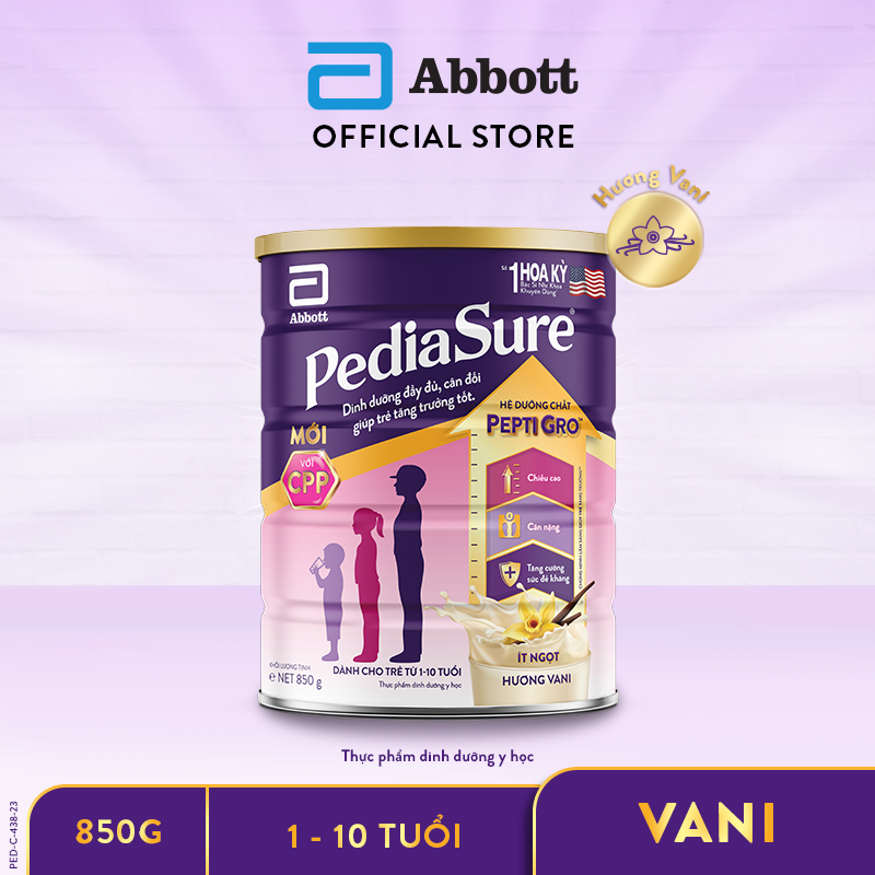 Sữa bột Pediasure 850g