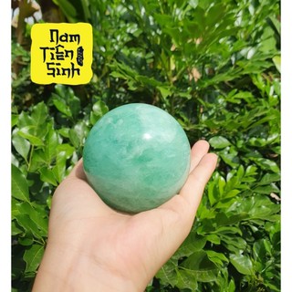 Bi Cầu Đá Fluorite Xanh Lục [NAM TIÊN SINH] ( không kèm đế , đế mua riêng)