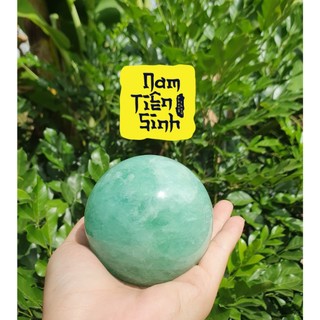 Bi Cầu Đá Fluorite Xanh Lục [NAM TIÊN SINH] ( không kèm đế , đế mua riêng)