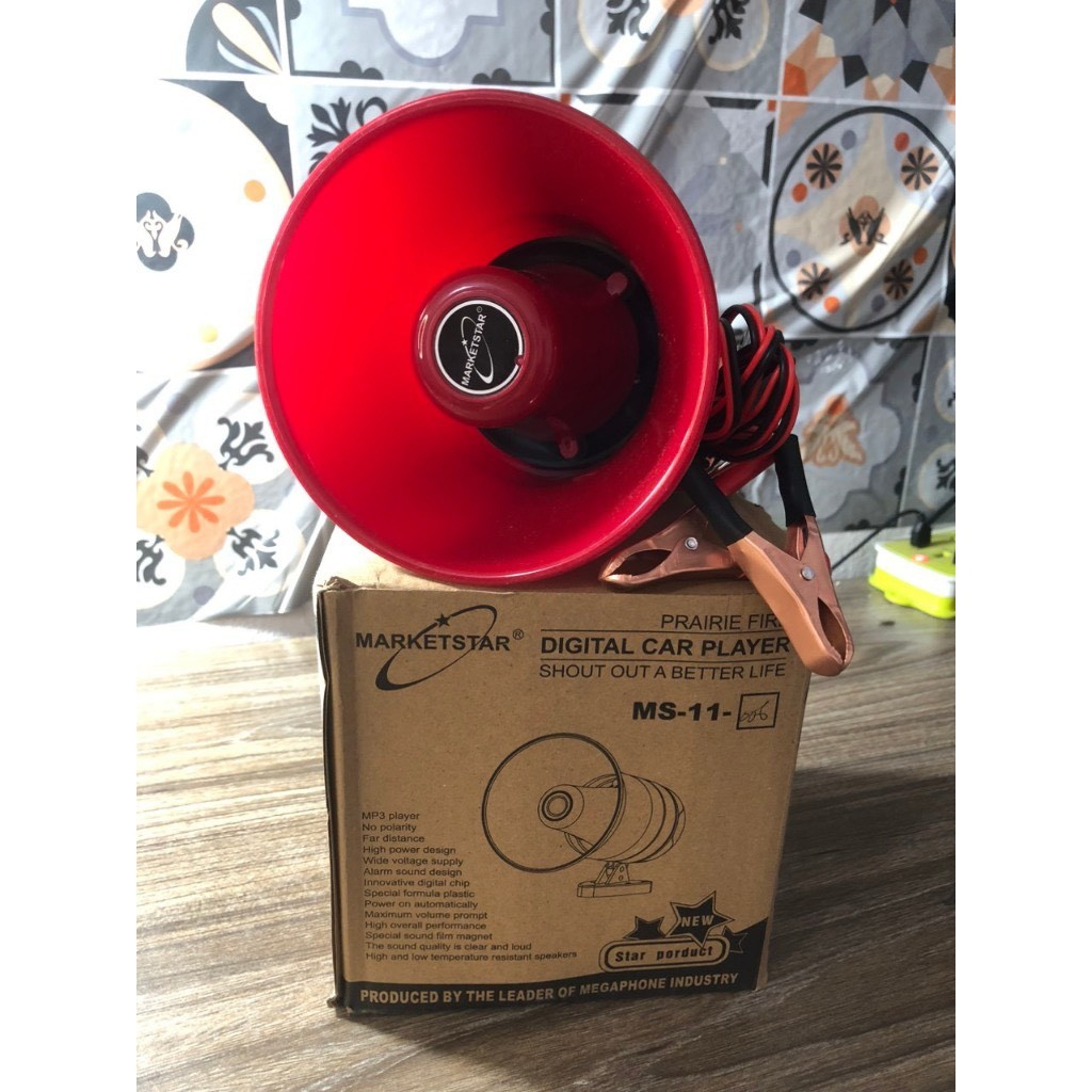 LOA PHÓNG THANH KẸP BÌNH 12V MS11-006