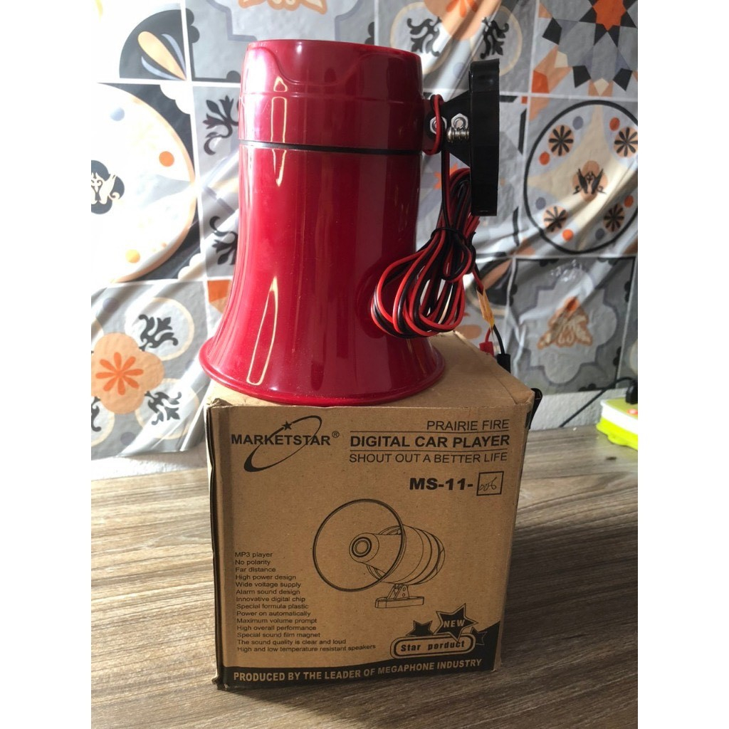 LOA PHÓNG THANH KẸP BÌNH 12V MS11-006