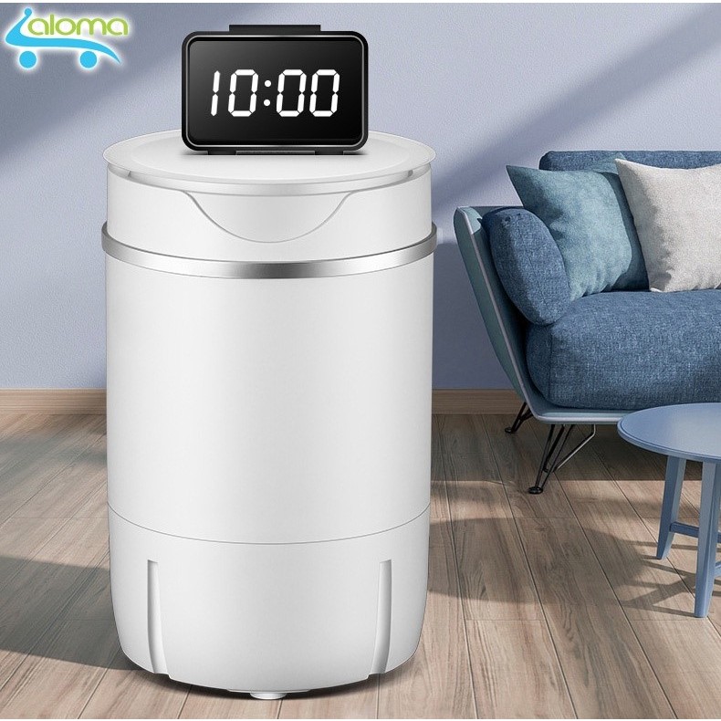 Máy giặt mini DEKE XPB-10 xoáy cực mạnh đảo chiều giặt 4kg quần áo cho sinh viên, em bé, giặt quần áo trắng