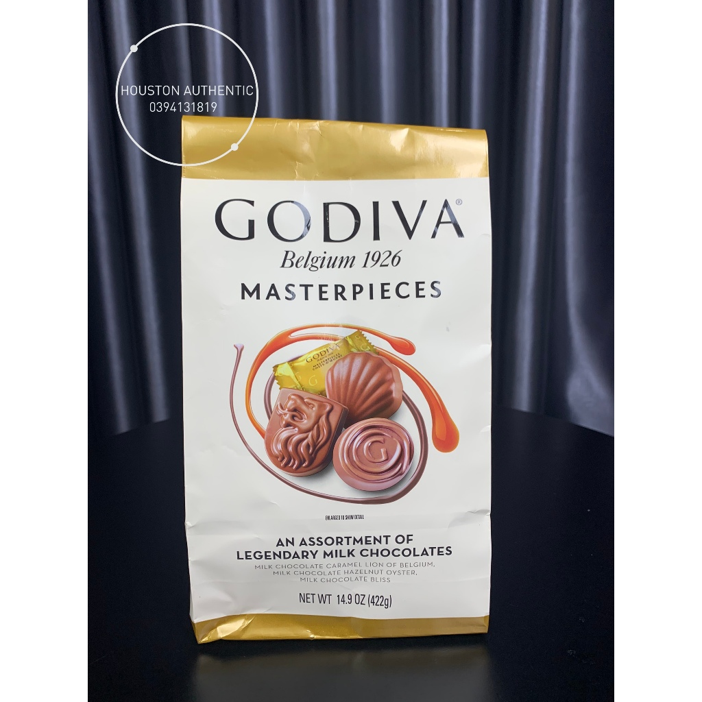 Socola GODIVA 421g BELGIUM 1926 MASTERPIECES _ Livestream mua hàng tại Mỹ