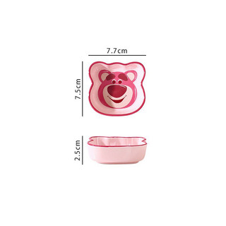 Chén sứ chấm gia vị Gấu Dâu