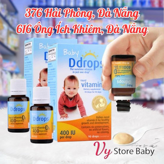 Vitamin D3 Ddrop 90 giọt,thực phẩm bổ sung dành cho bé sơ sinh từ 0 tháng tuổi ,CANADA