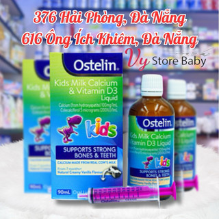 Ostelin Kid Milk Calcium & Vitamin D3 Liquid, Canxi Ostelin, Canxi Ostelin Nước,thực phẩm bổ sung cho bé ÚC