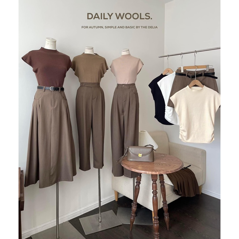 88259 ÁO LEN TAY DƠI DÚM HAI BÊN EO