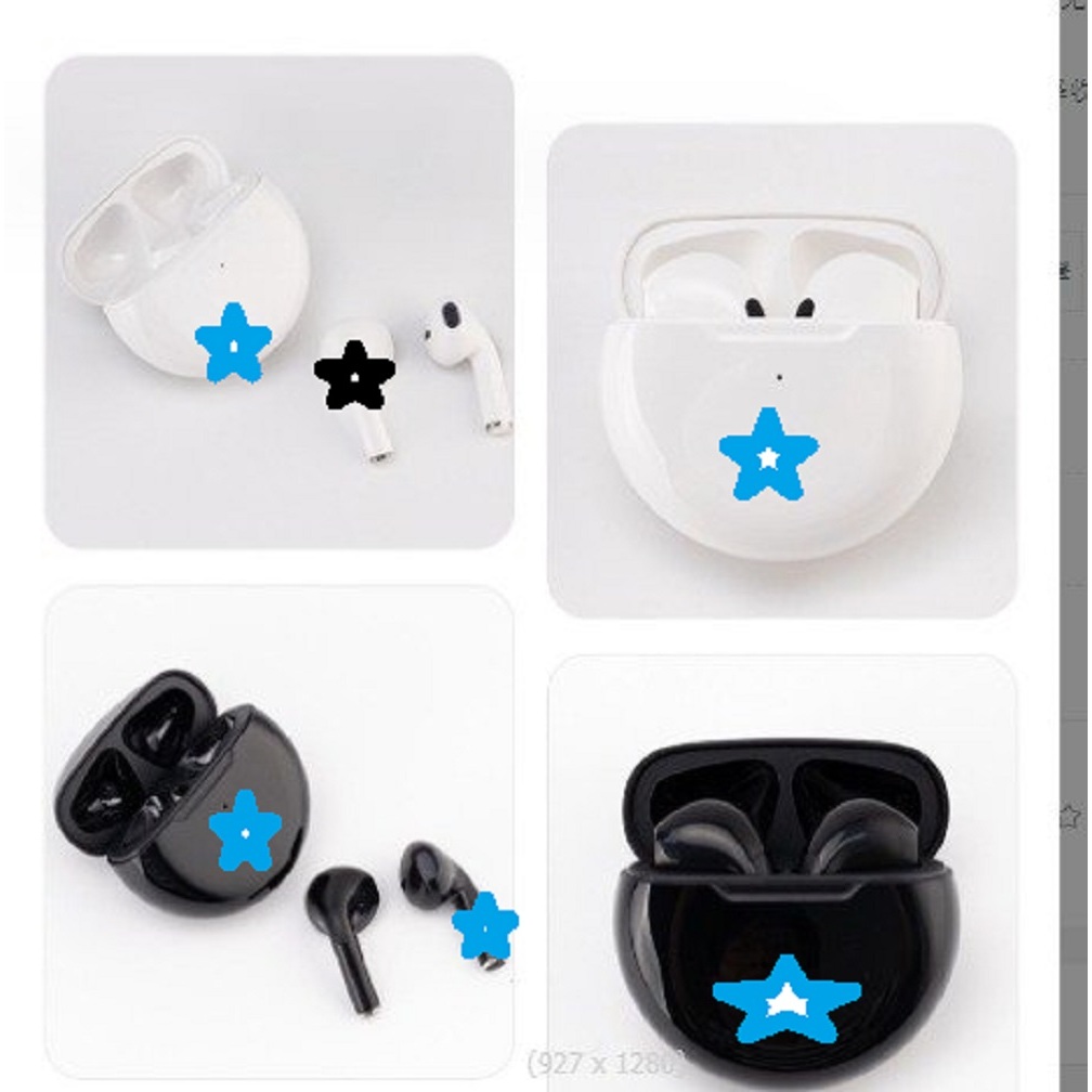 Tai Nghe Bluetooth Không Dây Pro 6 - Tai Nghe Nhét Tai Pro 4 TWS bản quốc tế 2022