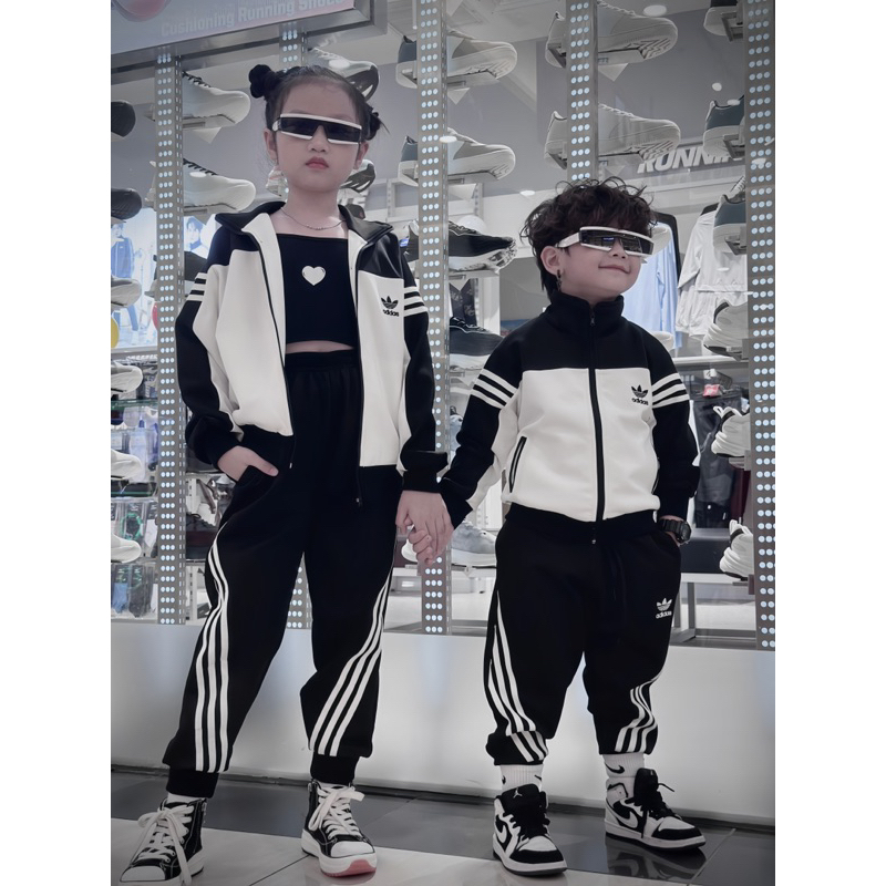 Bộ thể thao cho bé trai,gáipoly 2da cao cấp phong cách cá tính