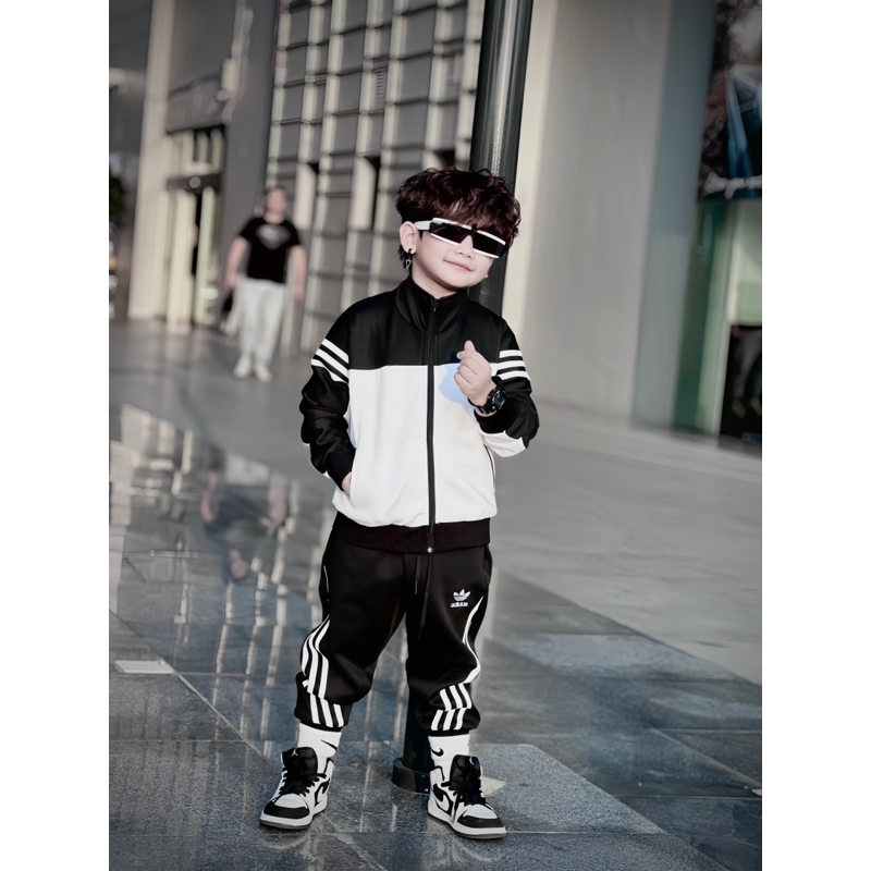 Bộ thể thao cho bé trai,gáipoly 2da cao cấp phong cách cá tính