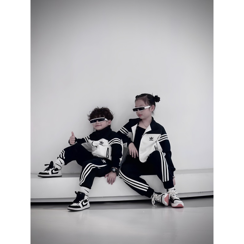 Bộ thể thao cho bé trai,gáipoly 2da cao cấp phong cách cá tính