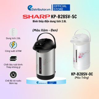 Bình thủy điện Sharp KP-B28SV-SC/OC (Dung tích 2.8L) - Hàng Chính Hãng