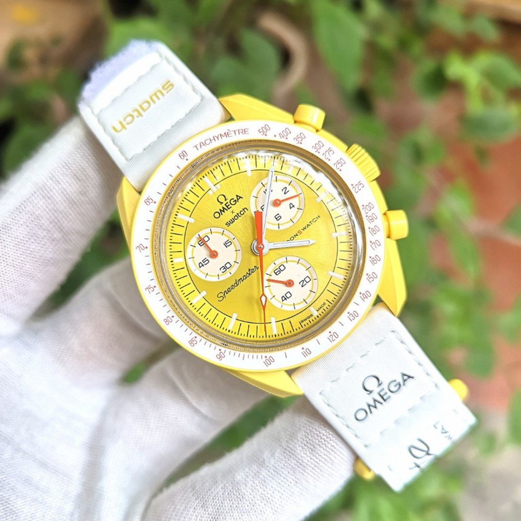 Đồng hồ nam Omega x Swatch Bioceramic Moonswatch Mission to the Sun