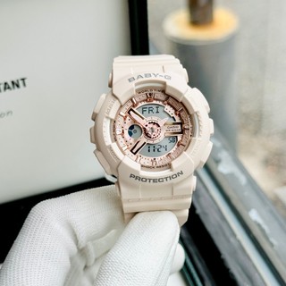 Đồng hồ nữ dây nhựa casio baby g ba 110xcp 4a