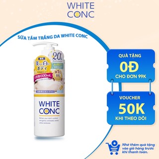  Sữa tắm trắng da White Conc 600ml Nhật Bản 