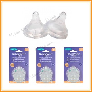  Núm ti Lansinoh cổ rộng silicon mềm đủ size S  M  F 
