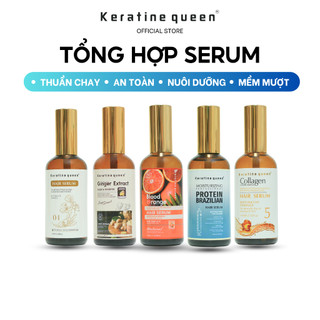 Dầu Dưỡng Tóc Hỗ Trợ Phục Hồi Tóc Hư Tổn, Bổ Sung Vitamin E, Giúp Tóc Bóng Mượt Keratine Queen 