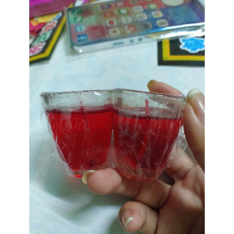 ĐÈN CÀY LY RƯỢU MÀU ĐỎ [ 4 LY ]