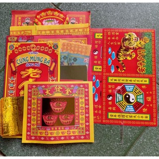 Bộ giấy cúng mùng 3 tết