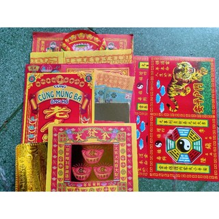 BỘ GIẤY CÚNG MÙNG 3 TẾT (ÔNG HỔ)