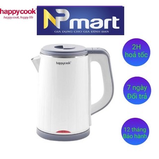 Ấm siêu tốc happy cook 1.2l hek-120pw