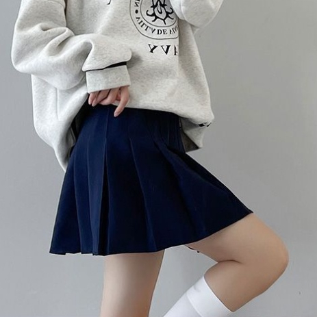 Chân Váy Tennis Xếp Ly BIG SIZE Lưng Cao Dáng A Có Lót Trong Co Dãn, Chân Váy Ngắn Nữ Bassic CV219