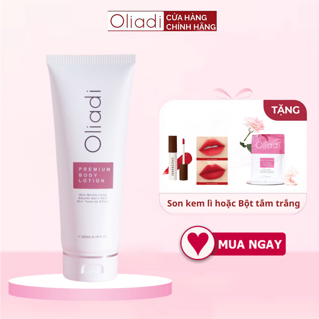 Body Lotion Oliadi ,Kem Body Oliadi Dưỡng Thể Trắng Toàn Thân Với Công Nghệ Hạt Nano Phân Tử