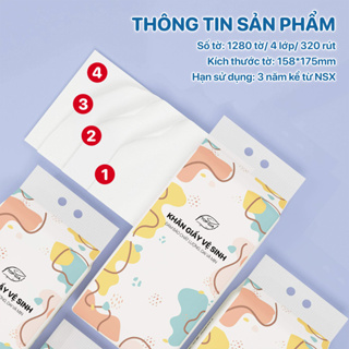 Khăn giấy treo tường Top Gia đa sắc thùng 4 tặng 2 bịch