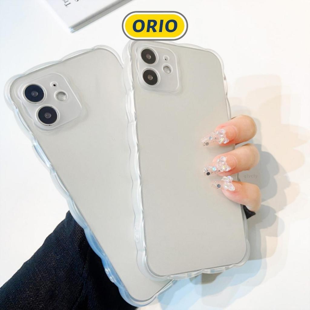 Ốp lưng iPhone Lượn Sóng Trong Suốt 6/6plus/6s/6splus/7/7plus/8/8plus/x/xs/11/12/13/14/pro/max/plus/promax - ORIO