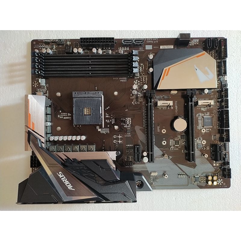 Bo mạch chủ Gigabyte B450 AORUS bóc máy. Mainboard GIGABYTE B450 Aorus Elite