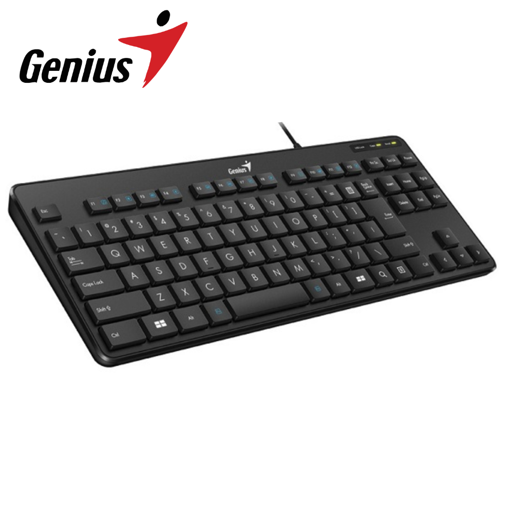 Bàn Phím Mini Genius Có Dây USB LuxeMate 110 - Hàng Chính Hãng