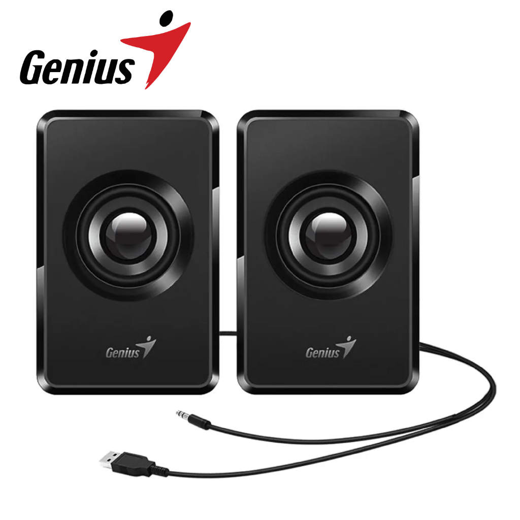 Loa Ví Tính Công Suất 3W Jack Cắm 3.5mm Genius SP-U125 - Hàng Chính Hãng